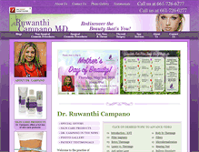 Tablet Screenshot of drcampano.com